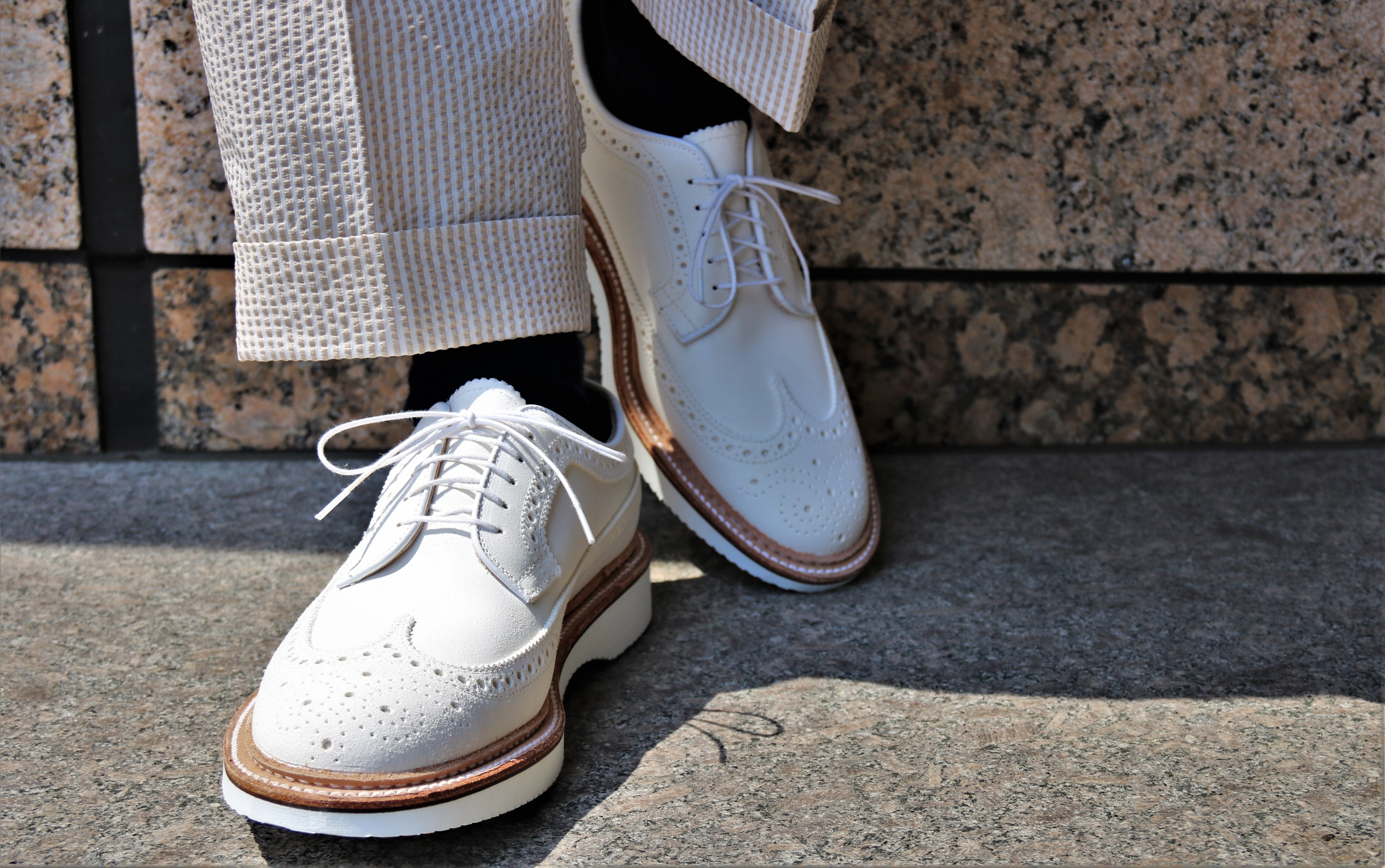 ALDEN N6515 WHITE SUEDE LONG WING TIP | JOURNAL | THE LAKOTA HOUSE